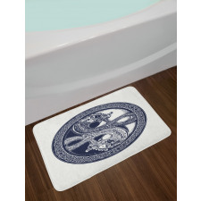 Mystic Yin Yang Bath Mat