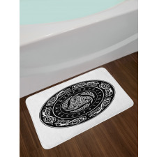 Triple Horns of Odin Bath Mat