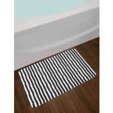 Irregular Vertical Lines Art Bath Mat