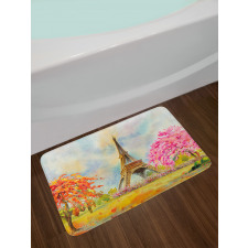 Paris European City Bath Mat