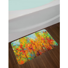 Fine Art Tree Forest Bath Mat