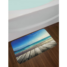 Weathered Beach Waves Bath Mat