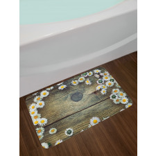 Fresh Spring Daisies Bath Mat