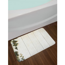 Pastel Retro Foliage Bath Mat