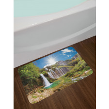 Magnificent Waterfalls Day Bath Mat