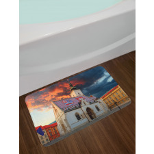 Building in Zagreb Bath Mat