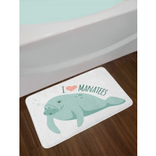 Pastel Toned Arrangement Bath Mat