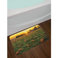 Fall Patch at Sunset Bath Mat