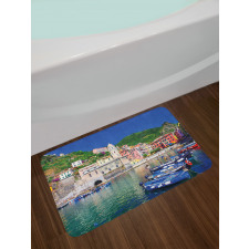 Panoramic Italian Village Bath Mat