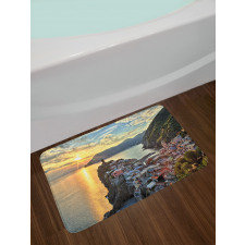 Sunrise View with Cliffs Bath Mat