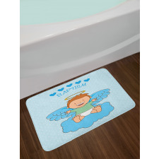 Family Love Life Joyful Bath Mat