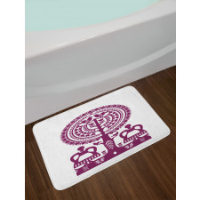 Polish Kurpie Papercuts Bath Mat