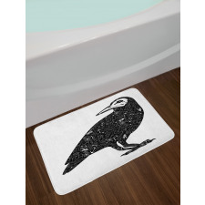 Gothic Art Ornate Bird Bath Mat