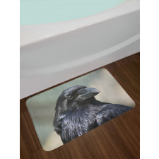 Close up Bird Portrait Bath Mat