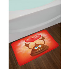 Whimsical Turd Love Bath Mat