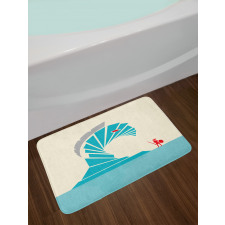 Trojan Horse Greek Male Bath Mat