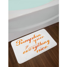 Nice Brush Writing Bath Mat