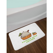 Autumn Cupcake Bath Mat