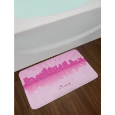 Pastel Silhouette Bath Mat