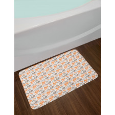 Whole Segments and Seeds Bath Mat