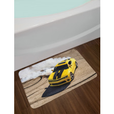 Racer Speedy Sports Car Bath Mat