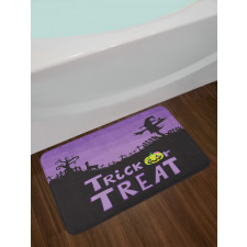 Halloween Trick or Treat Bath Mat