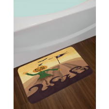 Waving Death Flag Bath Mat