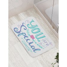 You are Special in a Frame Bath Mat