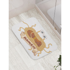 Flying Spaghetti Monster Bath Mat