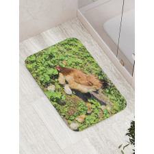 Animals on Shamrocks Bath Mat