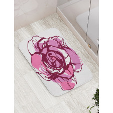 Rose Petal Bath Mat