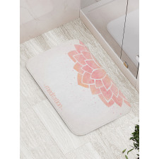 Meditation Lotus Flower Bath Mat