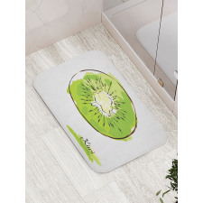 Halved Fruit Design Bath Mat