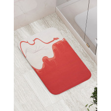 Abstract Music Design Bath Mat