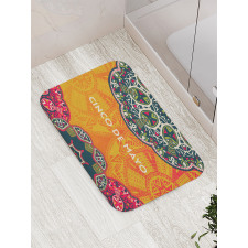 Motifs of Cinco de Mayo Bath Mat