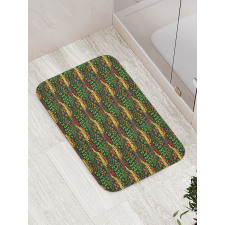 Agriculture Pattern Bath Mat