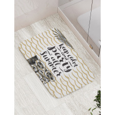 Party All Summer Sketch Bath Mat