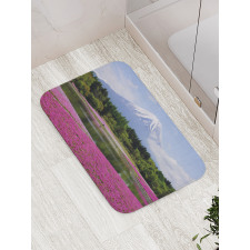 Festival of Shibazakura Field Bath Mat