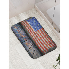 Patriotic National Flag Bath Mat