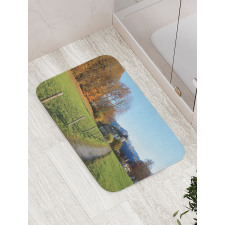 Walkway to Castle Autumn Bath Mat