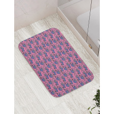 Cabled Joystick Illustration Bath Mat