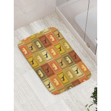 Animals Pattern Bath Mat