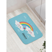 Be Rainbow Someone Saying Bath Mat