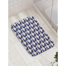 Contemporary Abstract Art Bath Mat