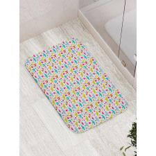 South Eastern Doodle Icons Bath Mat