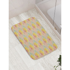 Petals and Dots Bath Mat