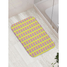 Vivid Symmetric Rounds Bath Mat