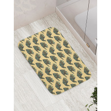 Oriental Motifs on Hand Bath Mat