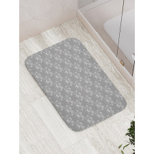 Delicate Wild Flowers Pansy Bath Mat