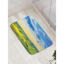 Sunset in Tuscany Rural Bath Mat